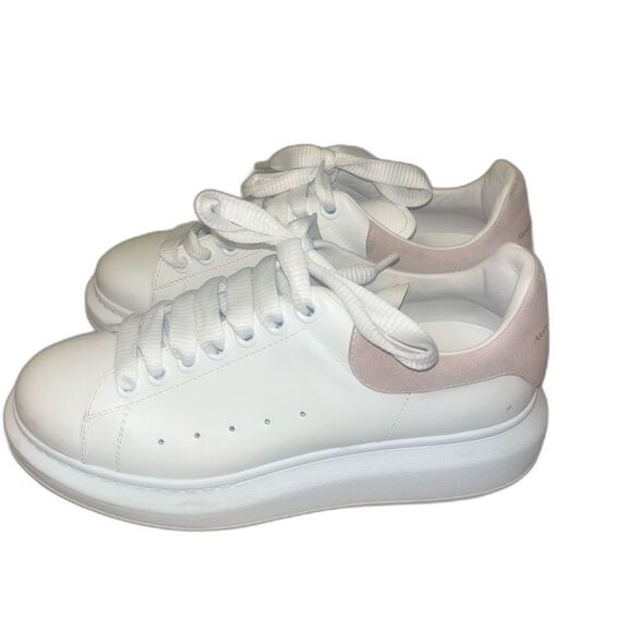 Alexander McQueen Women's Oversized Suede
Heel Detail Sneakers - Picture 10 of 15